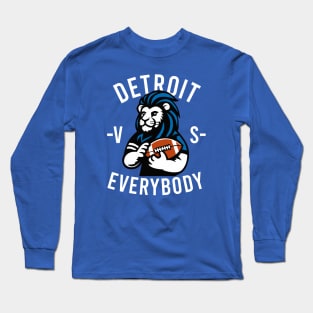 Detroit Lion VS Everybody Long Sleeve T-Shirt